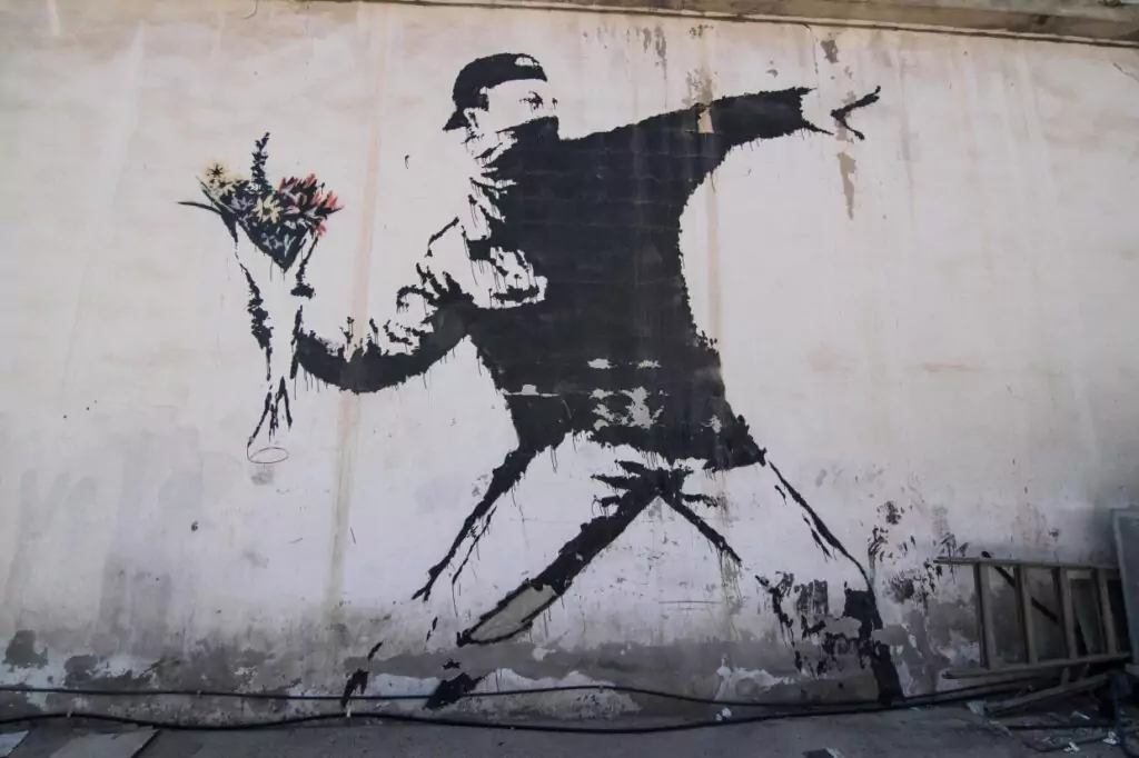 Izvor: Banksy Explained, Love is in the air, rage Jerusalem